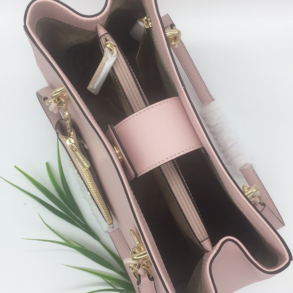 MICHAEL KORS SOFIA LG TOTE & SM TZ W ID SET - Picture 6 of 8